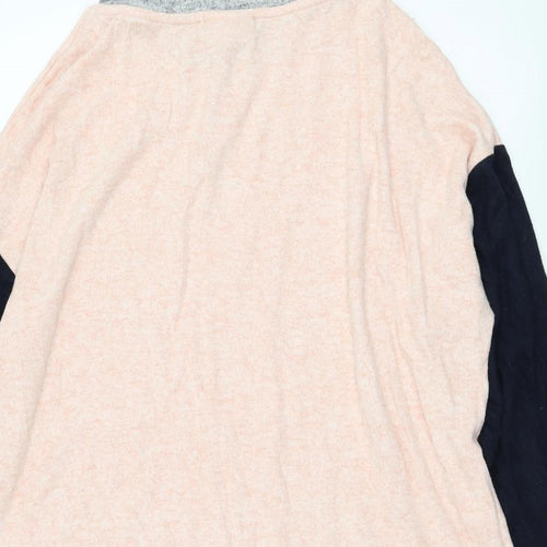 Wallis Womens Pink  Viscose Pullover Hoodie Size 12  Pullover