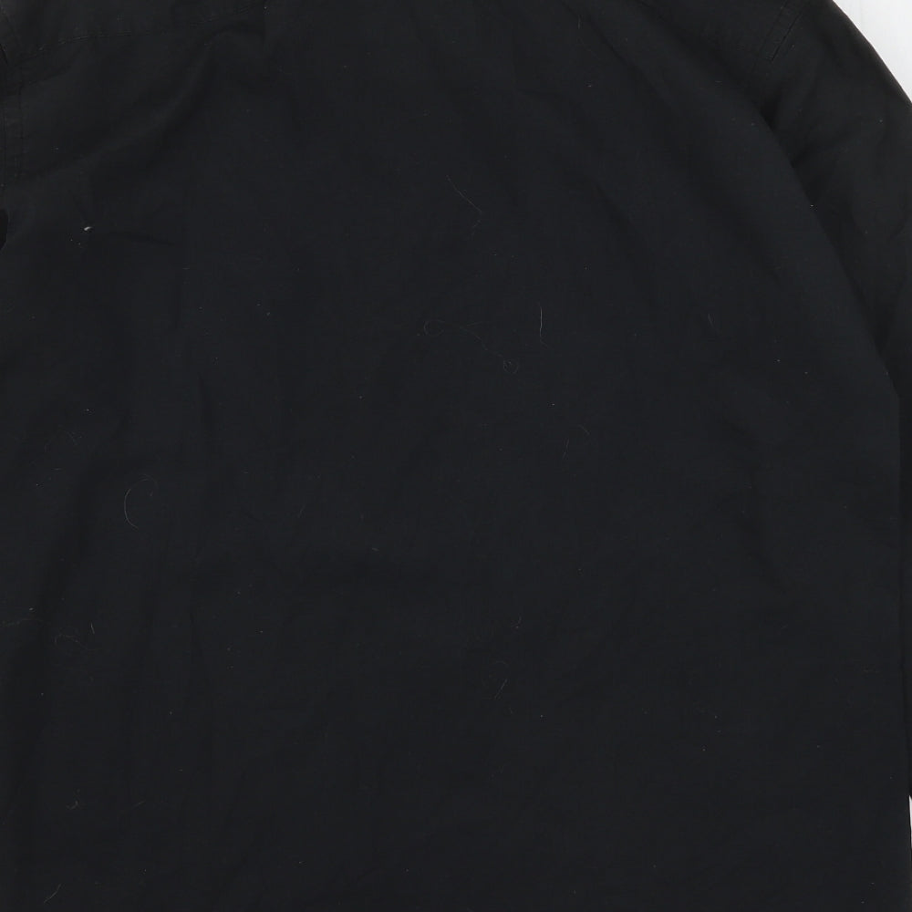 Lloyd Attree & Smith Mens Black  Cotton  Dress Shirt Size 15.5 Collared
