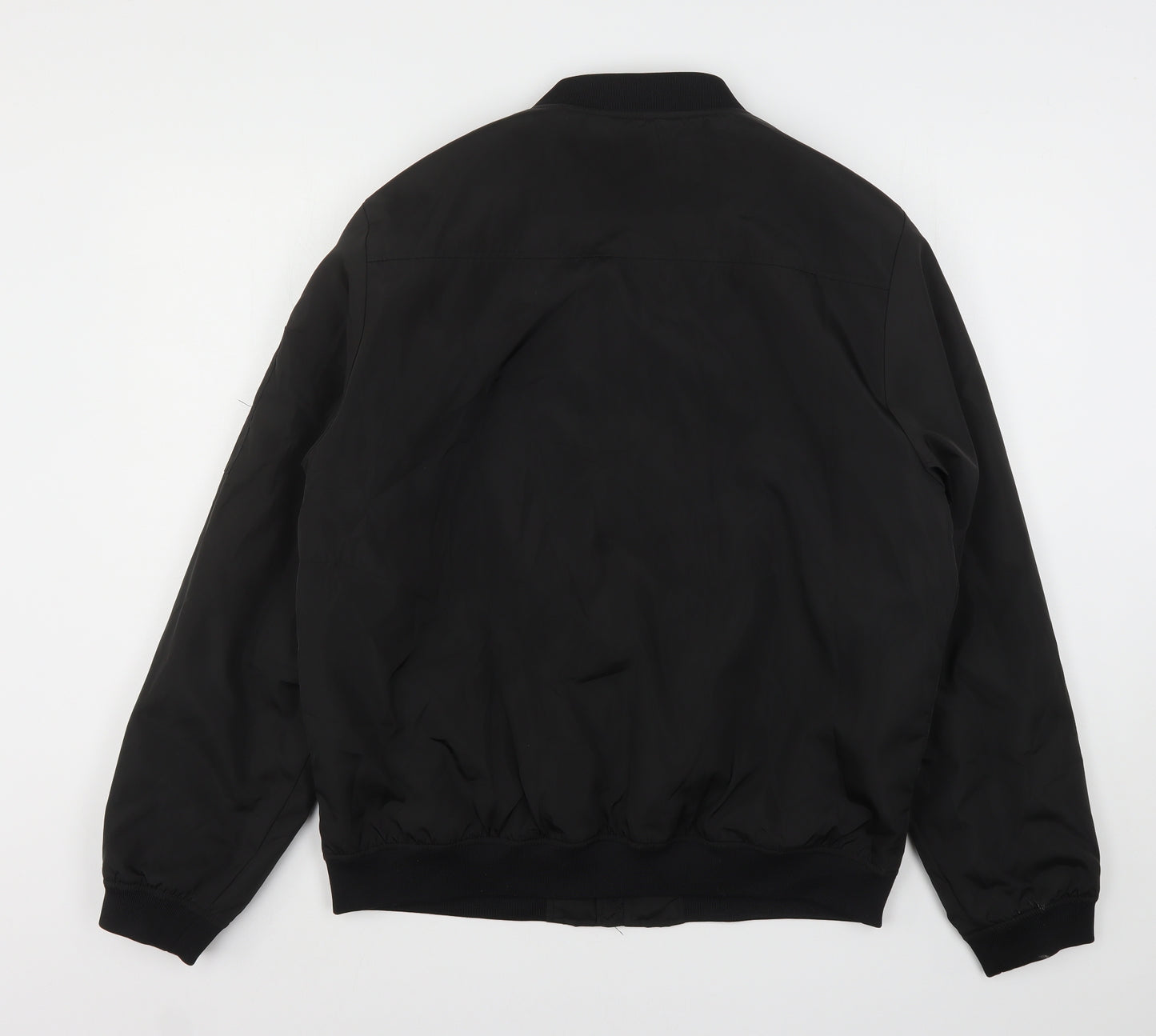 Primark Mens Black   Bomber Jacket Jacket Size L