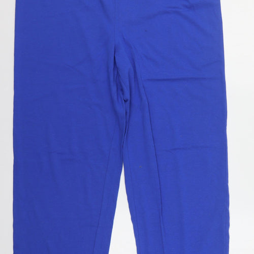 Style Inc Womens Blue  Cotton Sweatpants Trousers Size 2XL L31 in Regular Drawstring