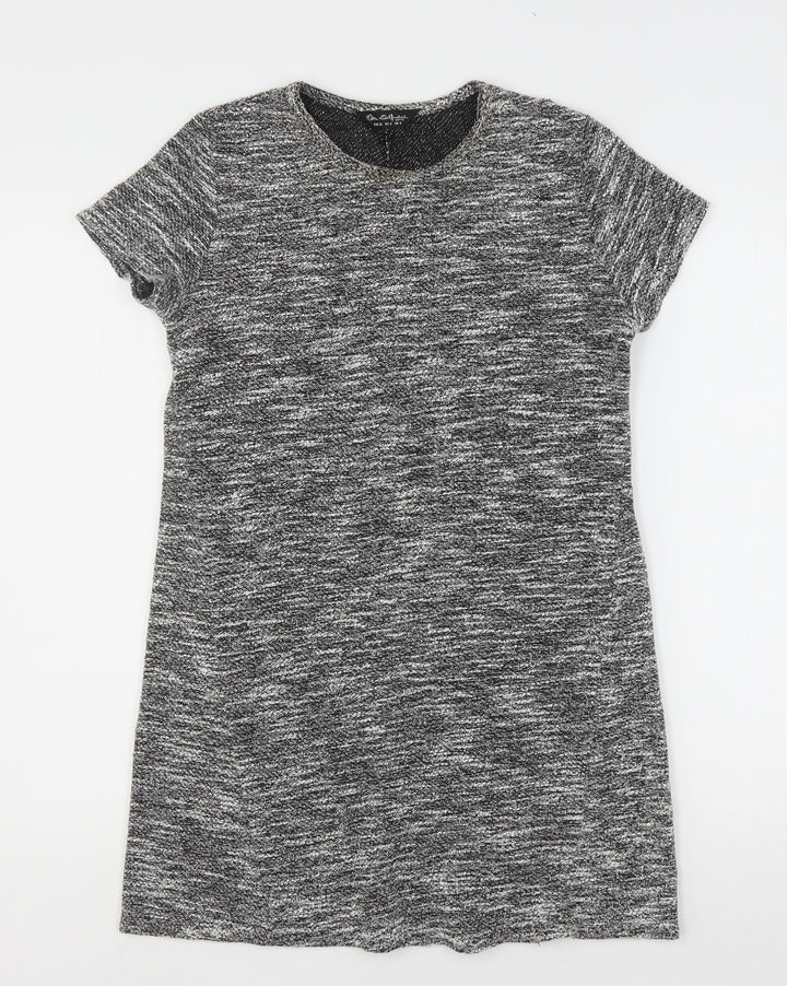 Miss Selfridge Womens Grey Round Neck  Polyester Pullover Jumper Size 8
