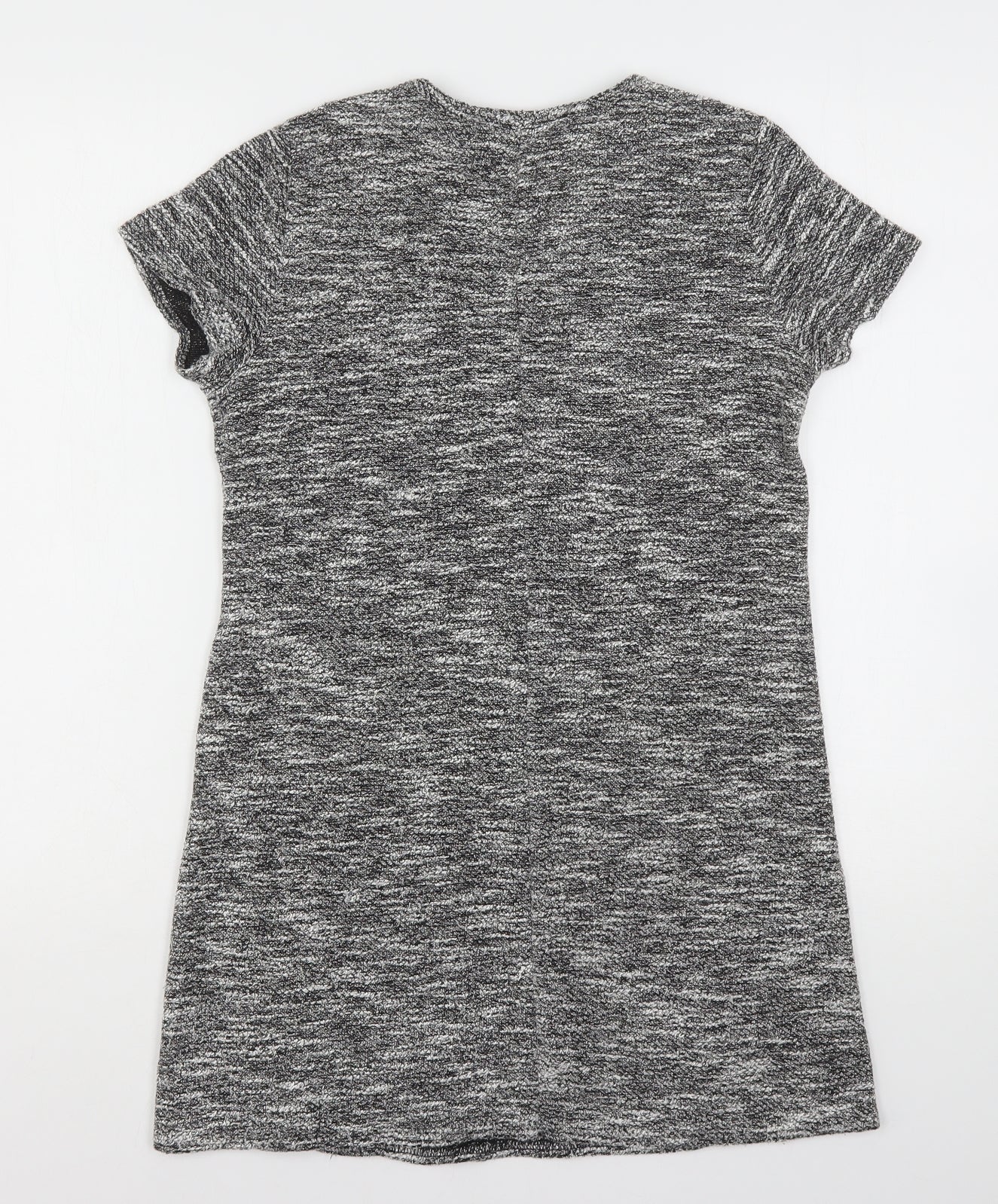 Miss Selfridge Womens Grey Round Neck  Polyester Pullover Jumper Size 8