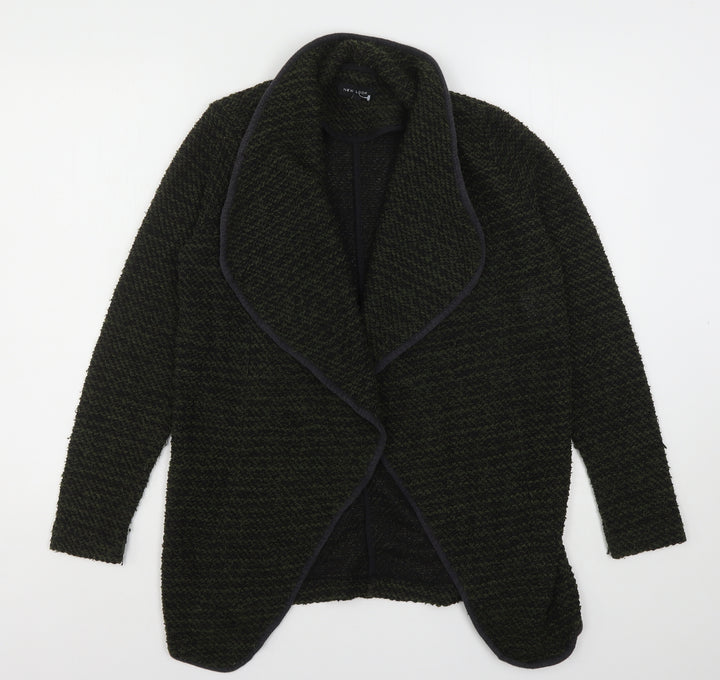 New Look Womens Green V-Neck  Polyester Cardigan Jumper Size 10