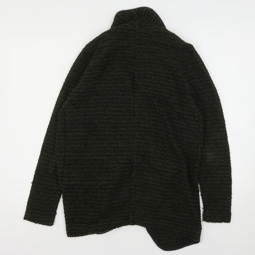 New Look Womens Green V-Neck  Polyester Cardigan Jumper Size 10
