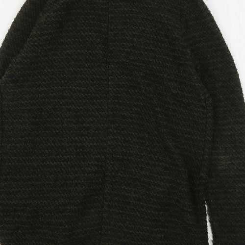 New Look Womens Green V-Neck  Polyester Cardigan Jumper Size 10