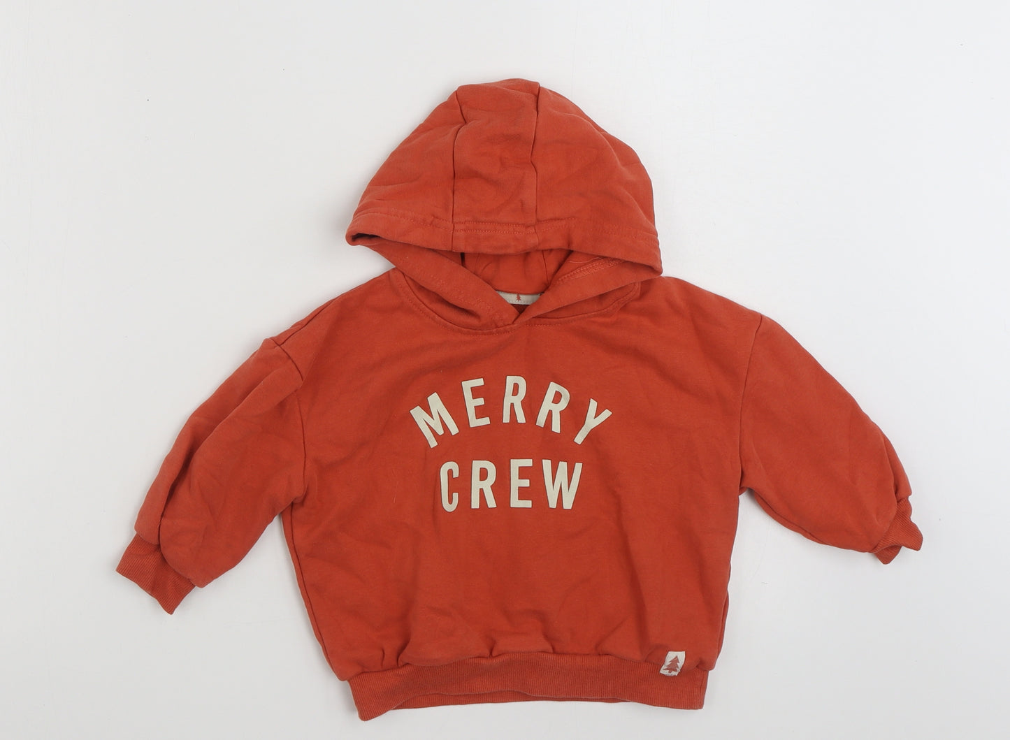 George Girls Brown  Cotton Pullover Hoodie Size 2-3 Years  Pullover - Merry Crew