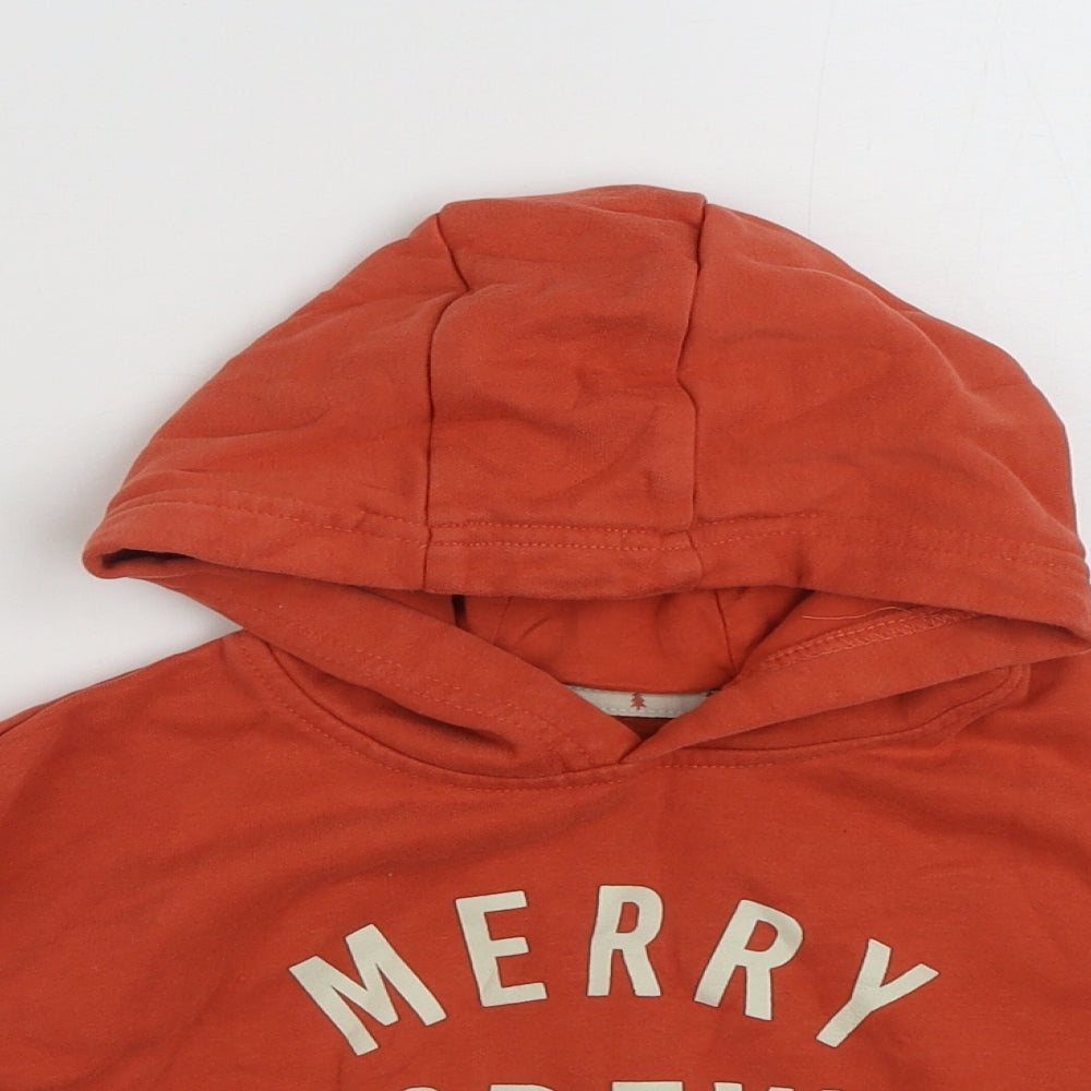 George Girls Brown  Cotton Pullover Hoodie Size 2-3 Years  Pullover - Merry Crew