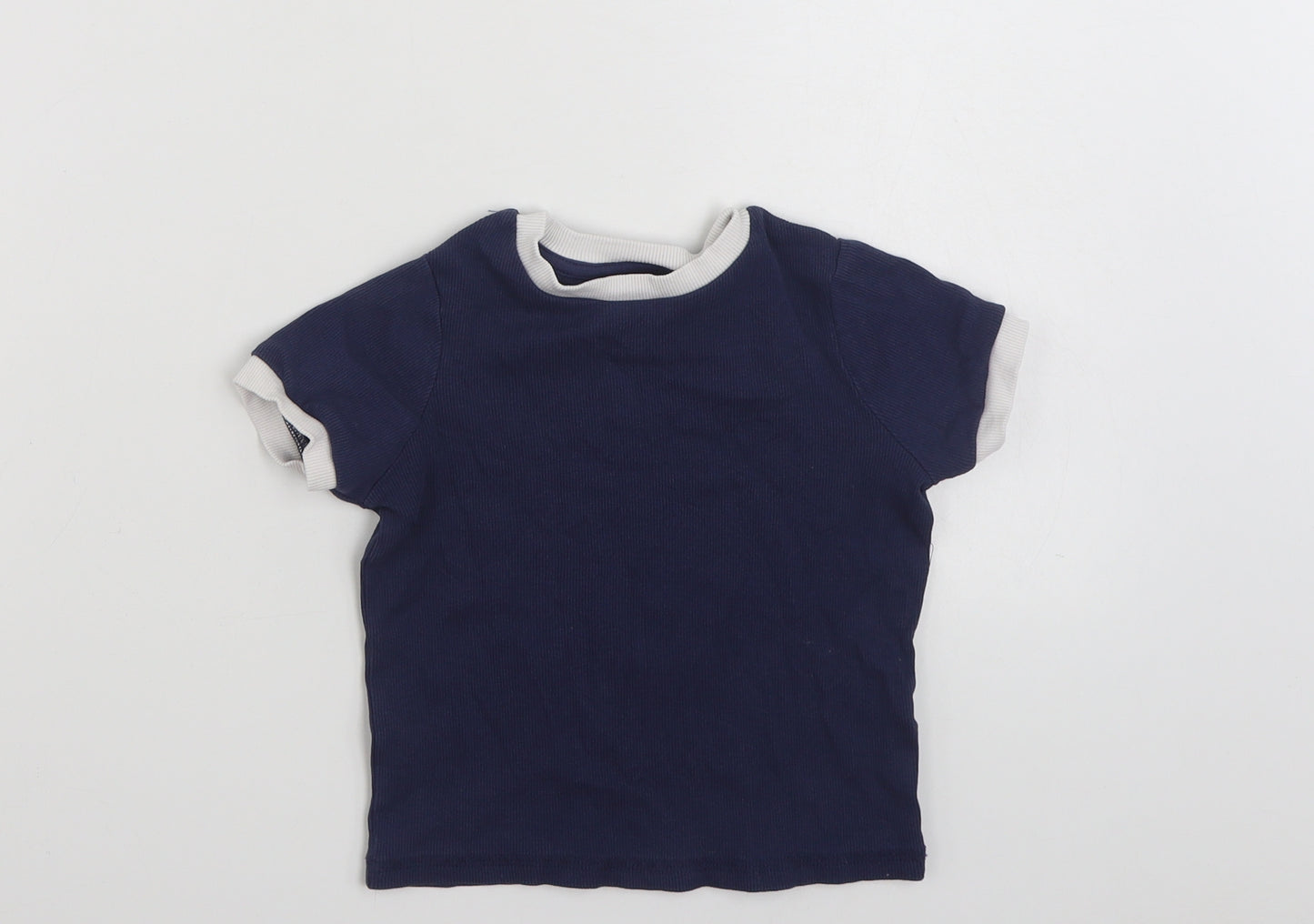 George Boys Blue  Cotton Pullover Sweatshirt Size 2-3 Years  Pullover