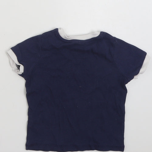 George Boys Blue  Cotton Pullover Sweatshirt Size 2-3 Years  Pullover