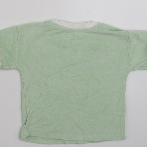 Primark Girls Green  100% Cotton Pullover Sweatshirt Size 2-3 Years  Pullover - Smile