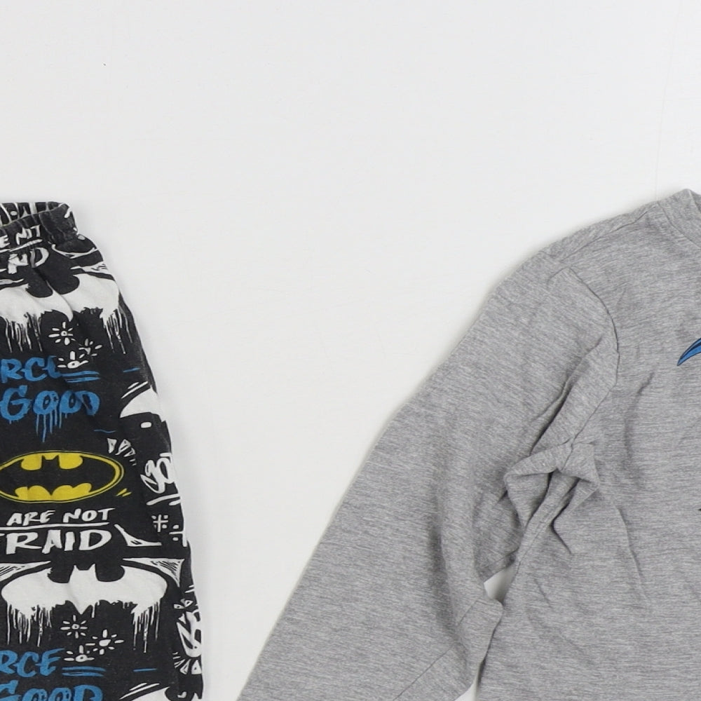 TJM Ltd Boys Multicoloured Solid Cotton  Pyjama Set Size 2-3 Years  Pullover - Batman