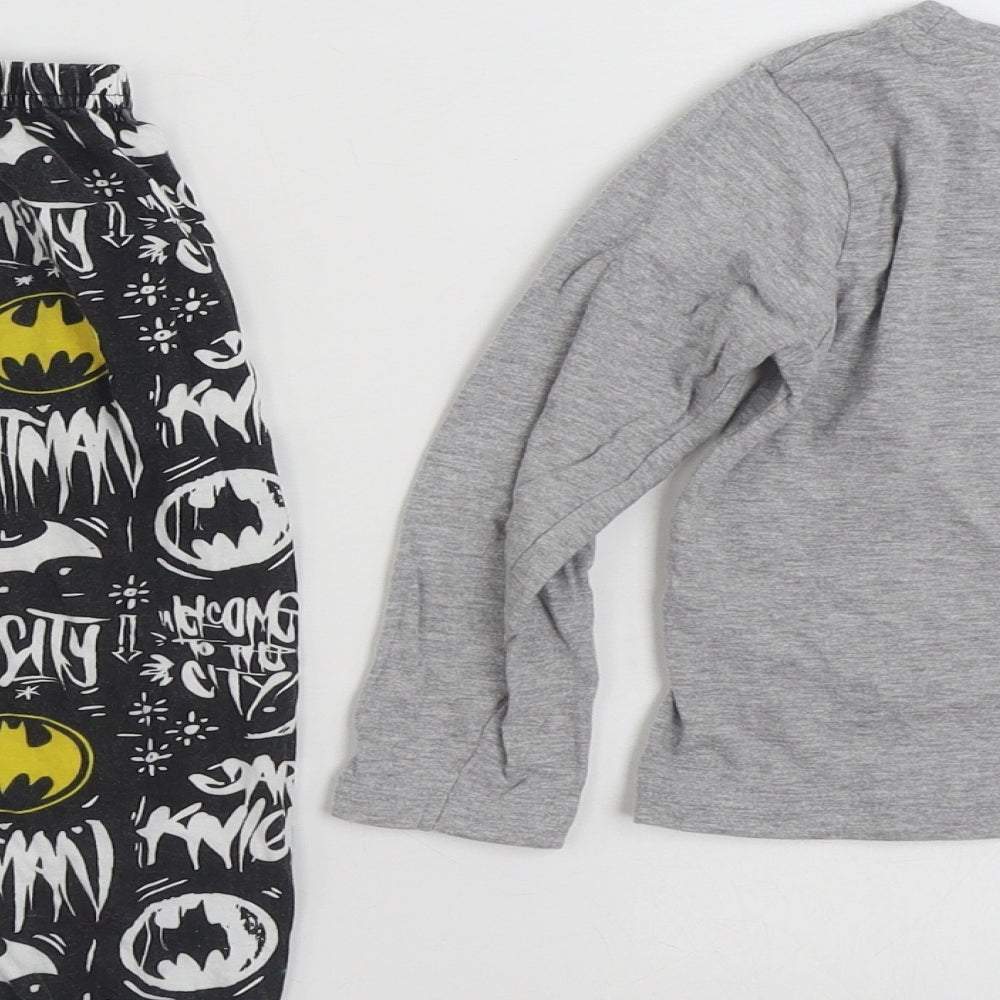 TJM Ltd Boys Multicoloured Solid Cotton  Pyjama Set Size 2-3 Years  Pullover - Batman