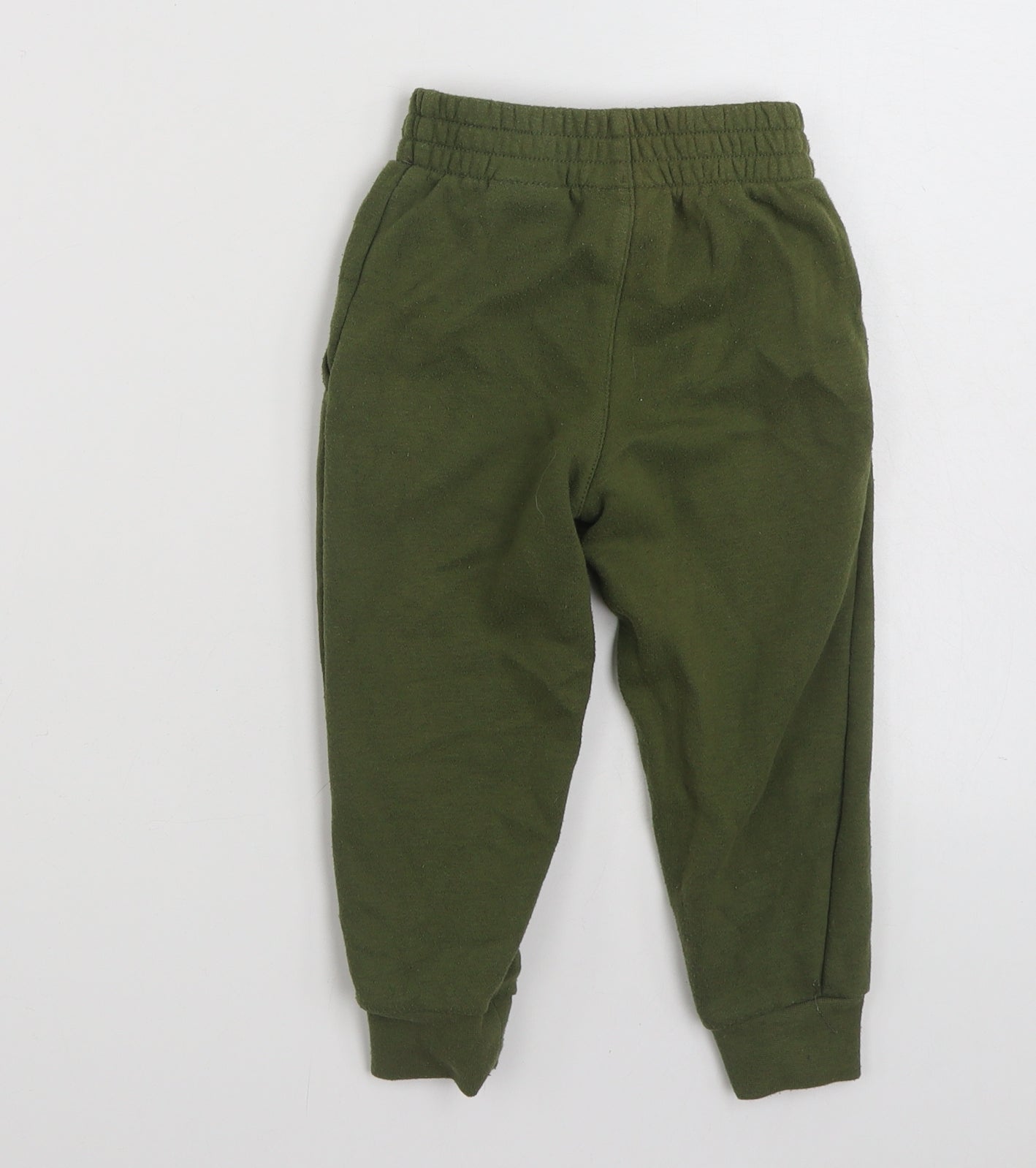 Nike Boys Green  Cotton Jogger Trousers Size 2-3 Years  Regular