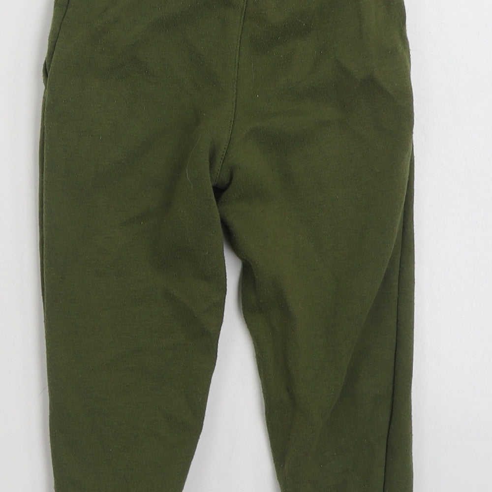 Nike Boys Green  Cotton Jogger Trousers Size 2-3 Years  Regular