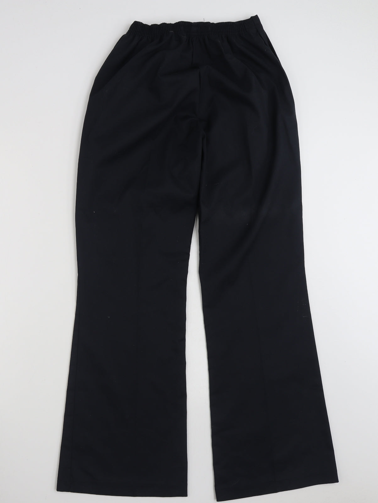 Meltemi  Womens Black  Polyester Trousers  Size 12 L31 in Regular Zip