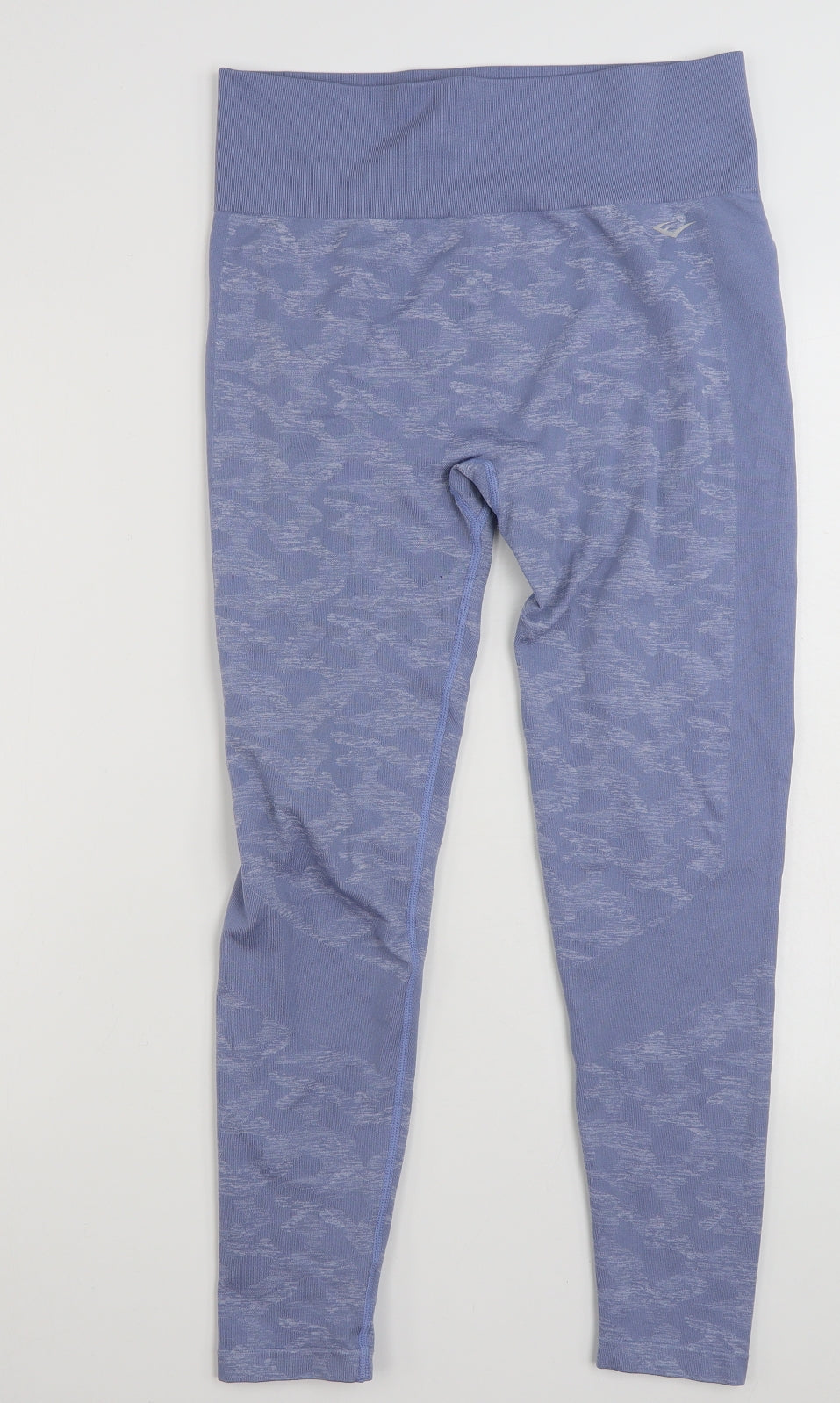 Everlast Womens Blue Geometric Nylon Compression Leggings Size 16 L26 in Athletic
