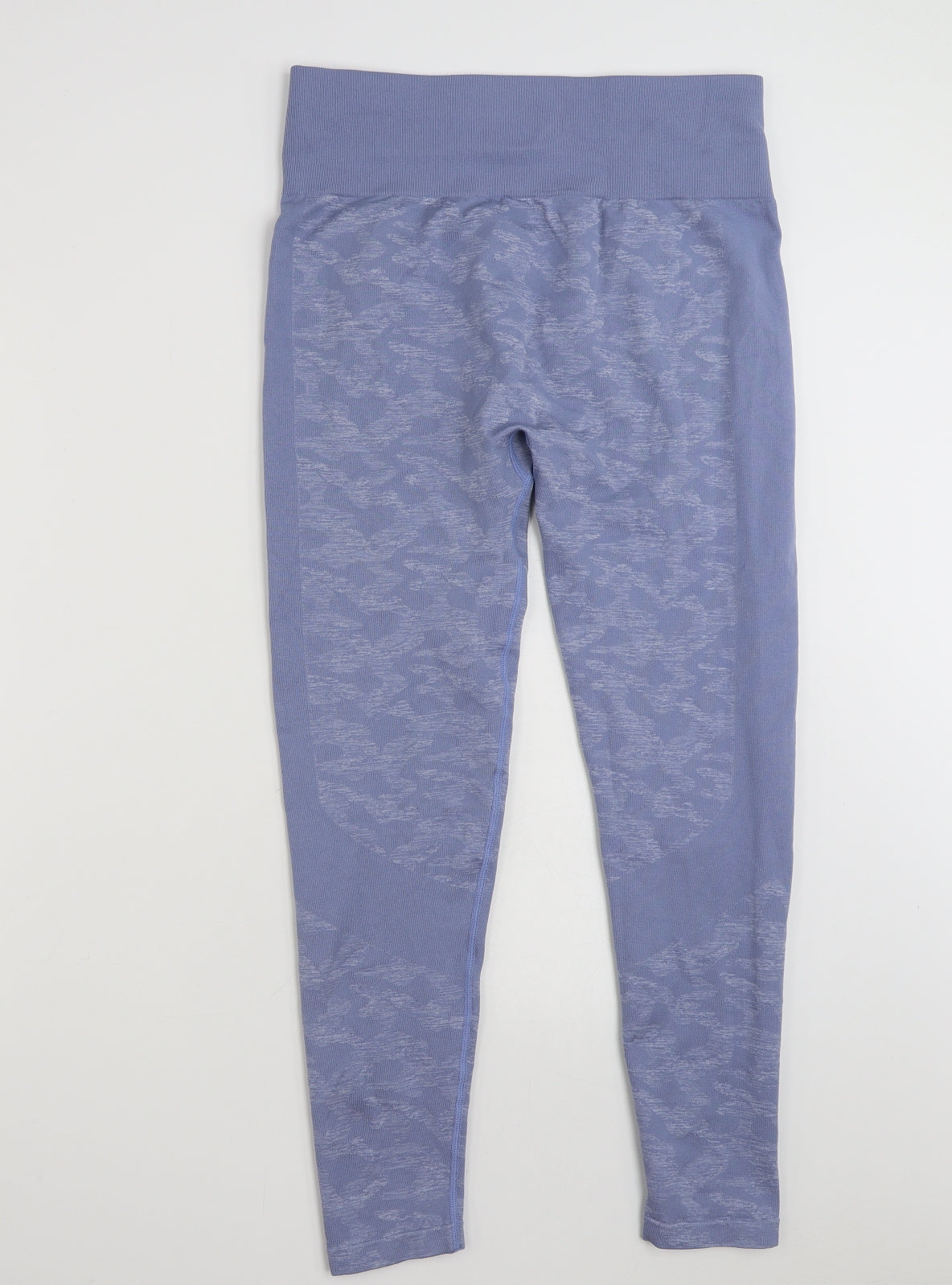 Everlast Womens Blue Geometric Nylon Compression Leggings Size 16 L26 in Athletic