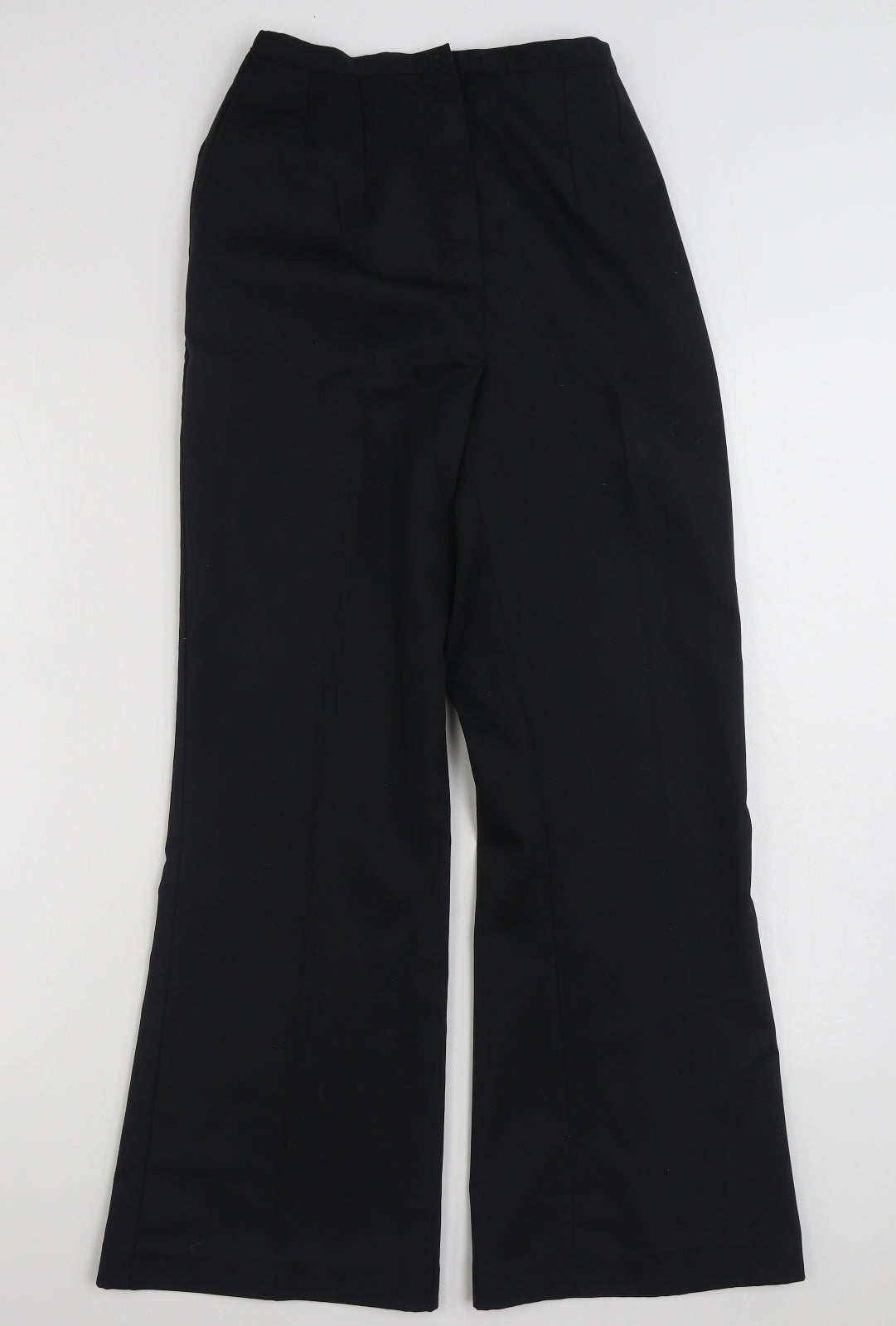 Meltemi  Womens Black  Polyester Trousers  Size 12 L29 in Regular Zip