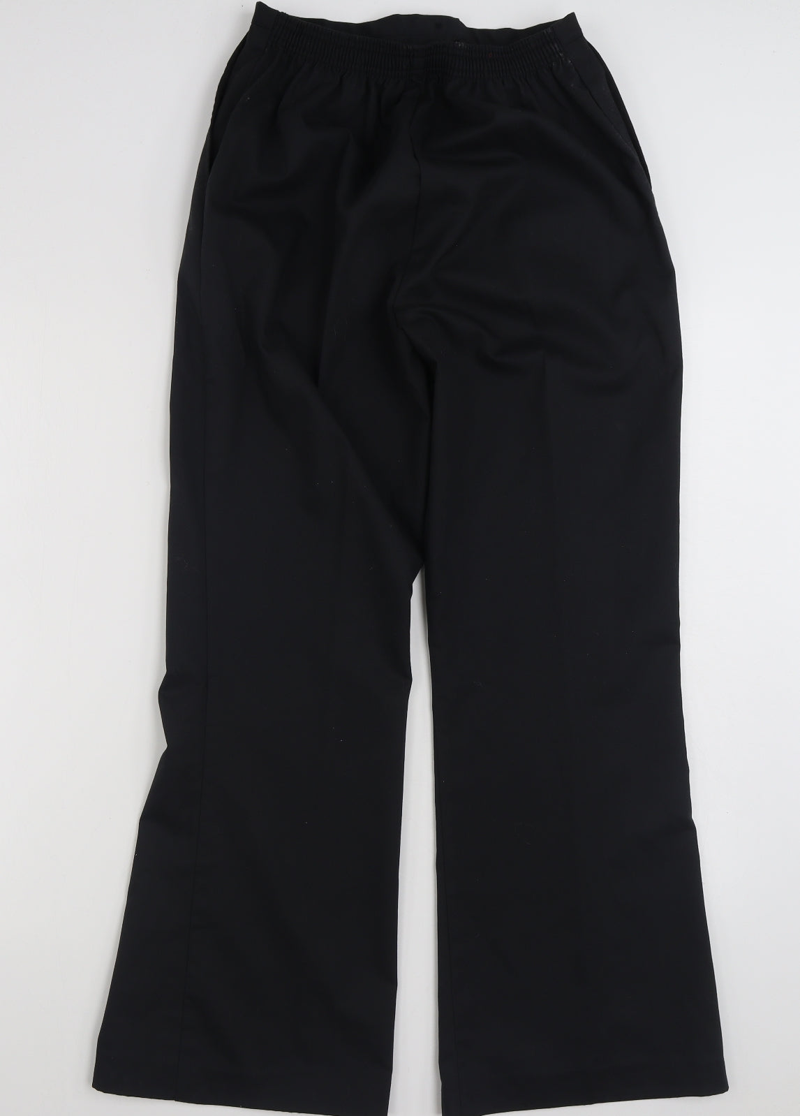 Meltemi  Womens Black  Polyester Trousers  Size 12 L29 in Regular Zip