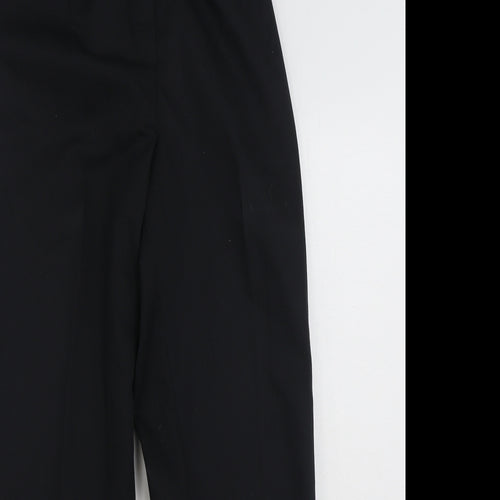 Meltemi  Womens Black  Polyester Trousers  Size 12 L29 in Regular Zip