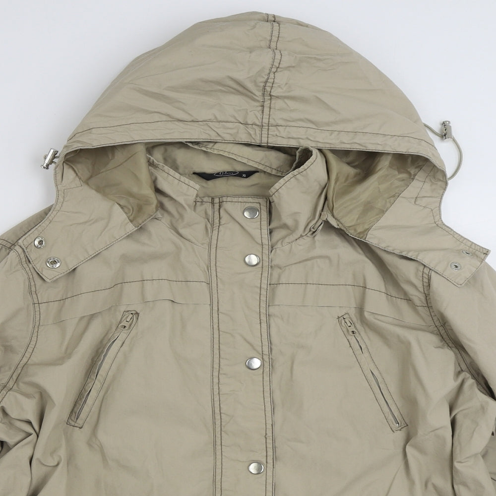 Bonmarché Womens Beige   Jacket  Size XL  Zip