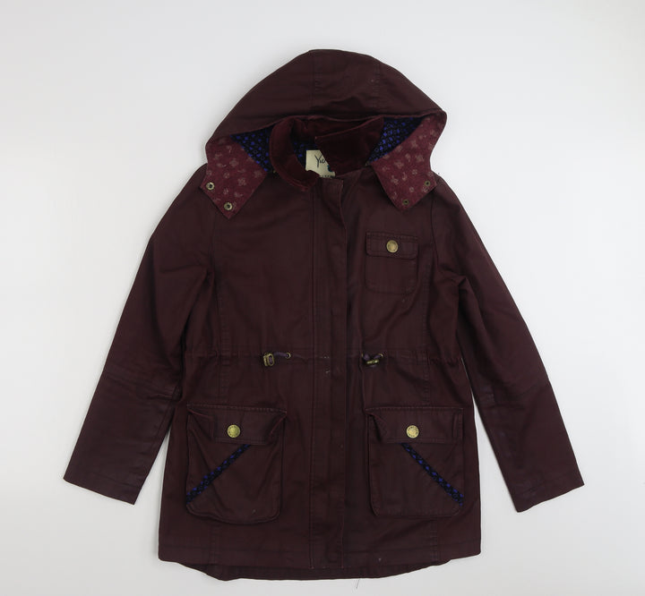 Yumi Womens Purple   Jacket  Size 10  Zip