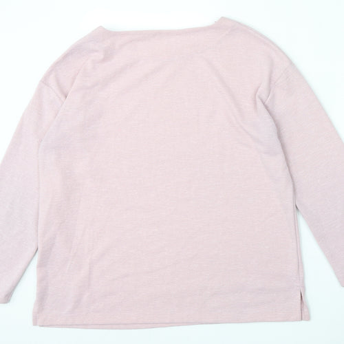 Dunnes Stores Womens Pink  Polyester Pullover Sweatshirt Size M