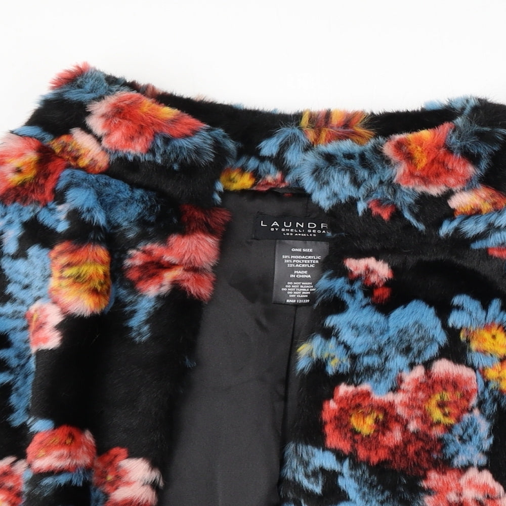 Laundry by Shelli Segal Womens Multicoloured Floral  Jacket  One Size