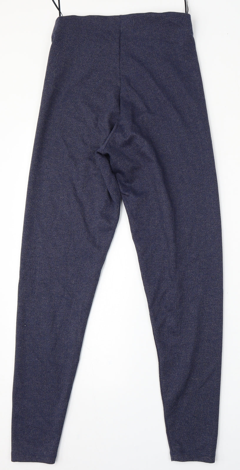 TU Womens Blue  Polyester Trousers  Size 10 L28 in Regular