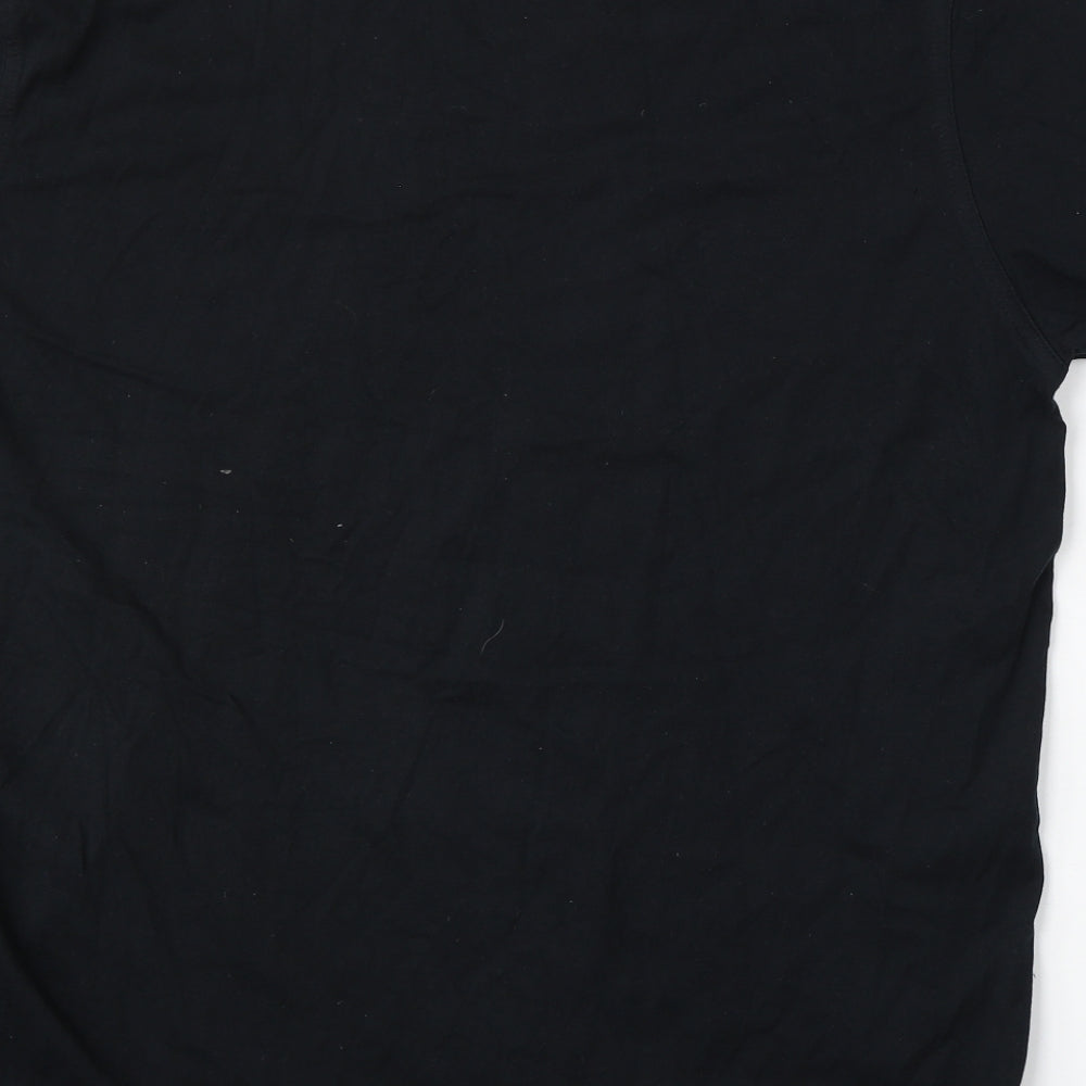 F&F Mens Black  Cotton  T-Shirt Size 2XL Round Neck  - No Pain No Gain