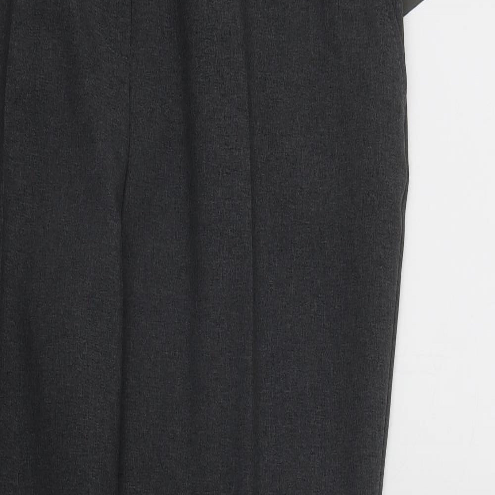 Atmosphere Womens Grey  Polyester Trousers  Size 16 L29 in Regular Zip