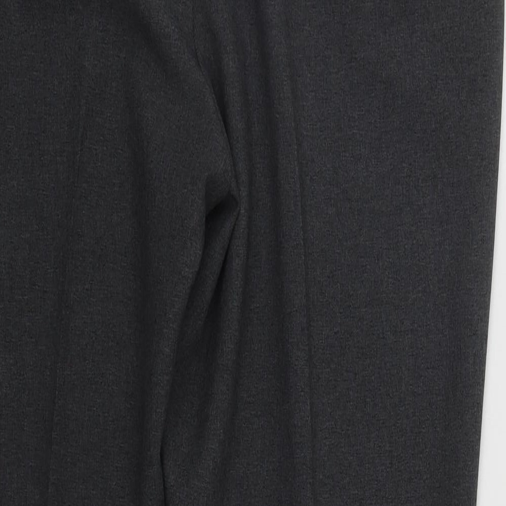 Atmosphere Womens Grey  Polyester Trousers  Size 16 L29 in Regular Zip