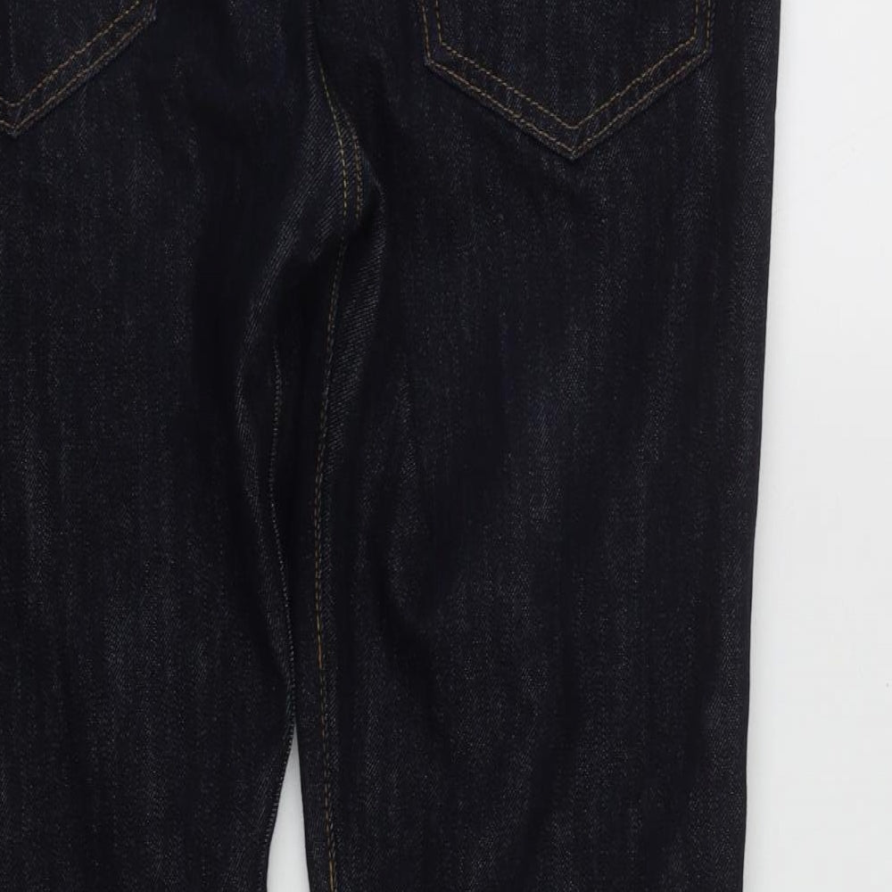 Levi's Mens Blue  Cotton Straight Jeans Size 38 in L30 in Regular Zip