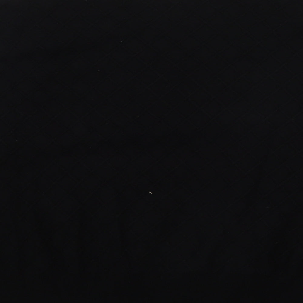 Marks and Spencer Womens Black Round Neck  Viscose Pullover Jumper Size 14