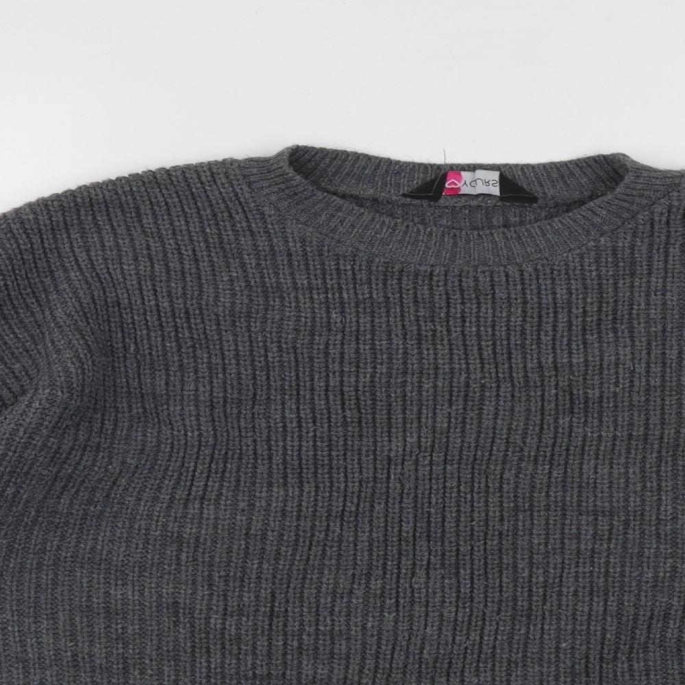 Yours Womens Multicoloured Roll Neck  Acrylic Henley Jumper Size 16
