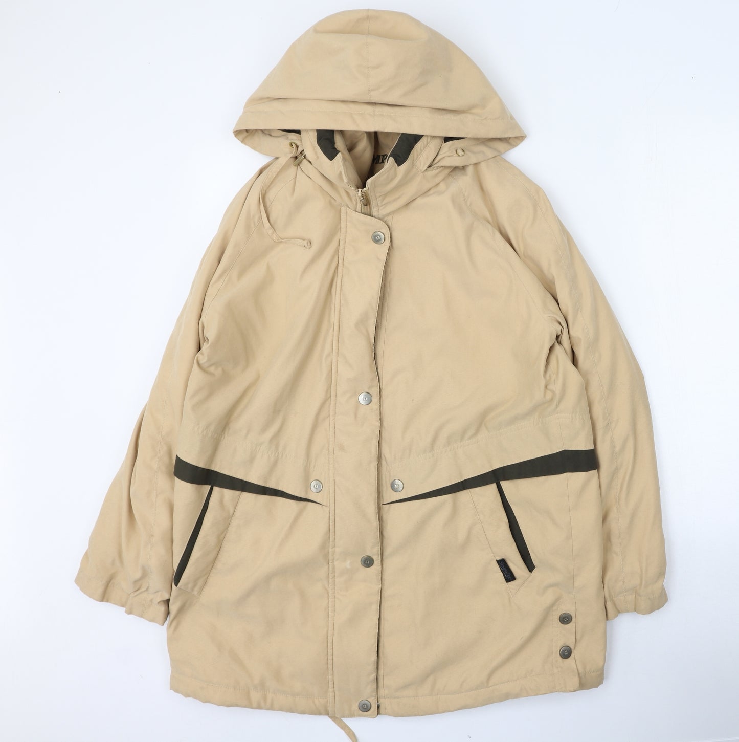 Marks and Spencer Womens Brown   Anorak Coatigan Size 12