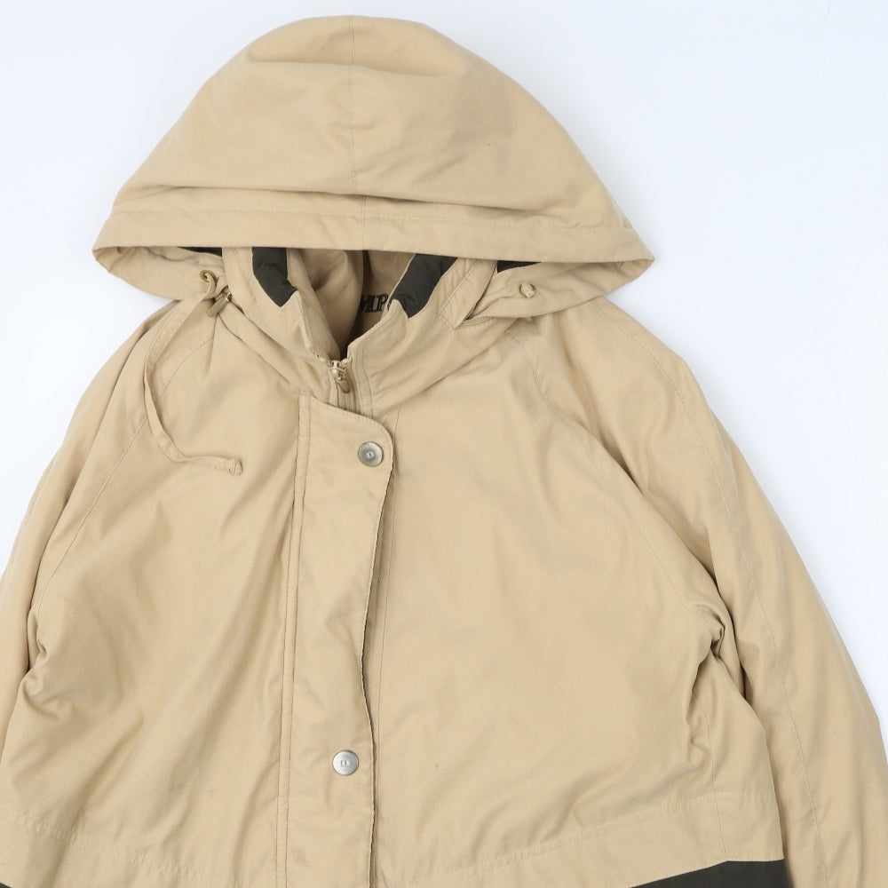 Marks and Spencer Womens Brown   Anorak Coatigan Size 12