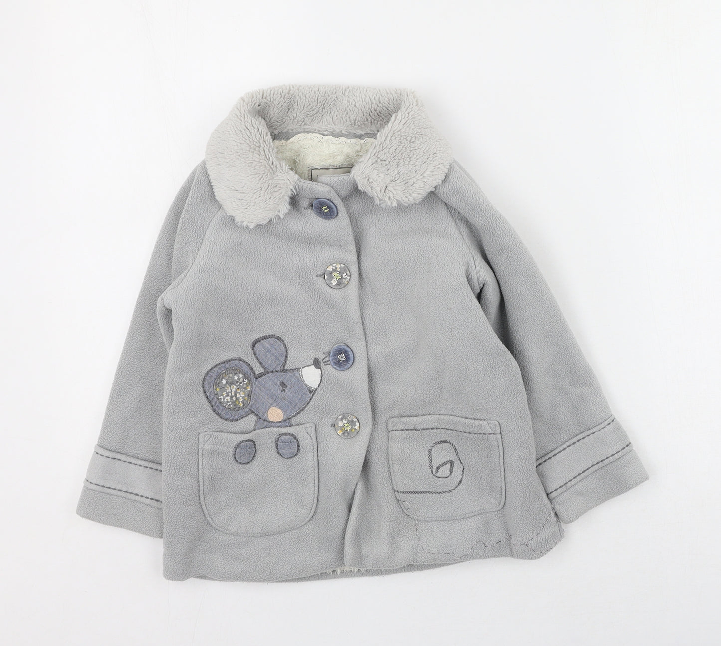 Next  Girls Green   Trench Coat Coat Size 4-5 Years
