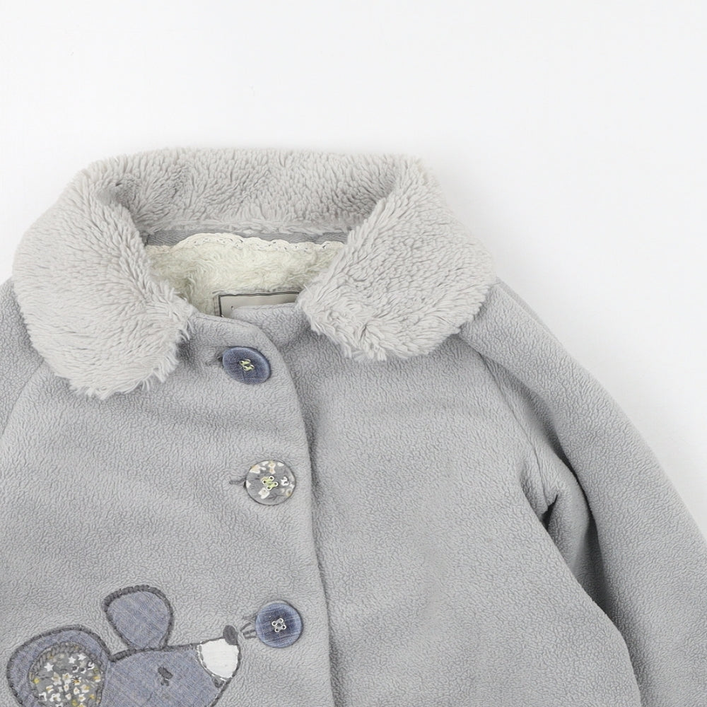 Next  Girls Green   Trench Coat Coat Size 4-5 Years