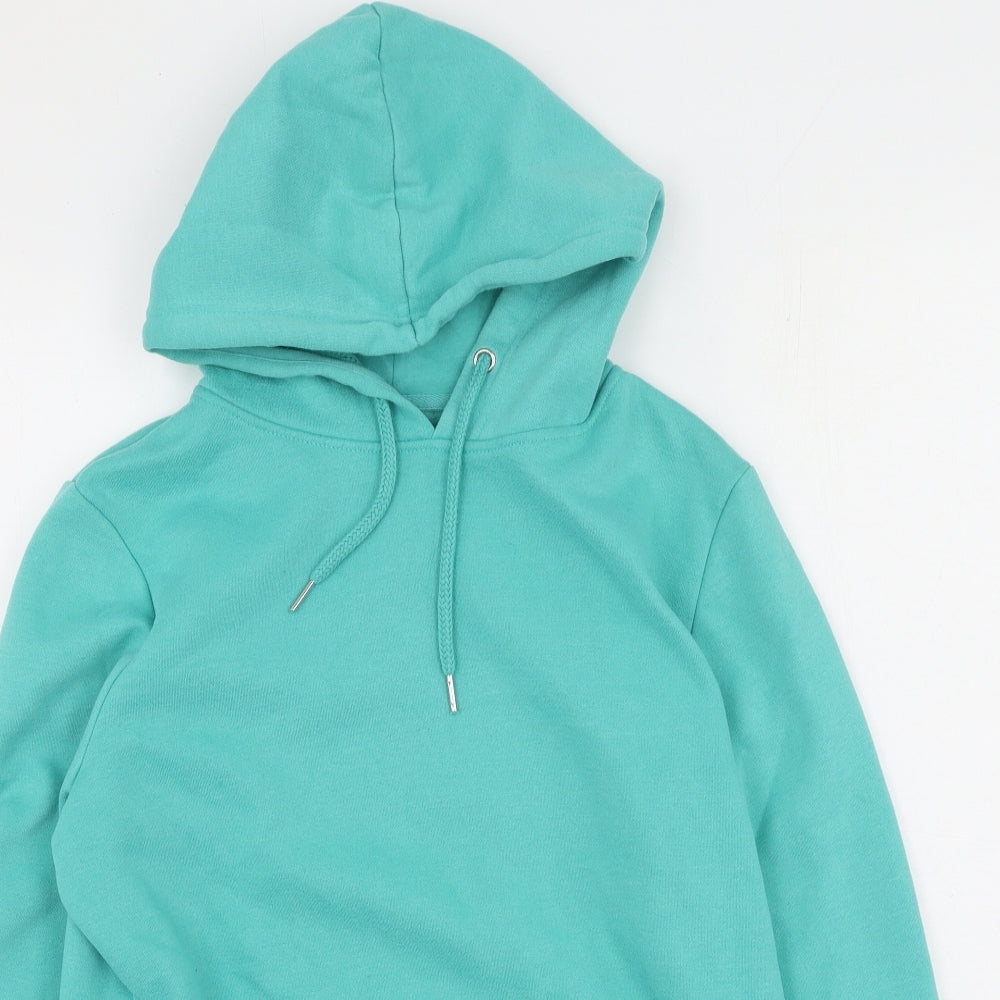 Primark Womens Green  Polyester Pullover Hoodie Size 14