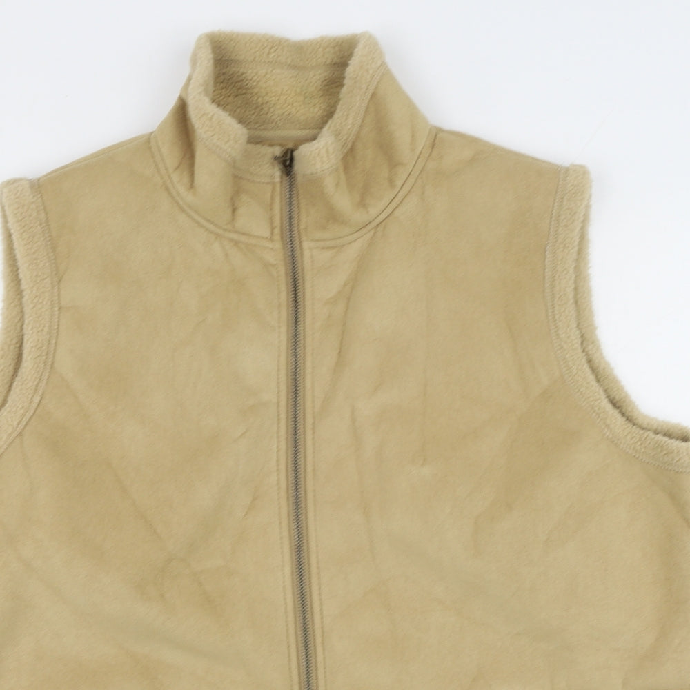 equorian Womens Brown   Gilet Coat Size L