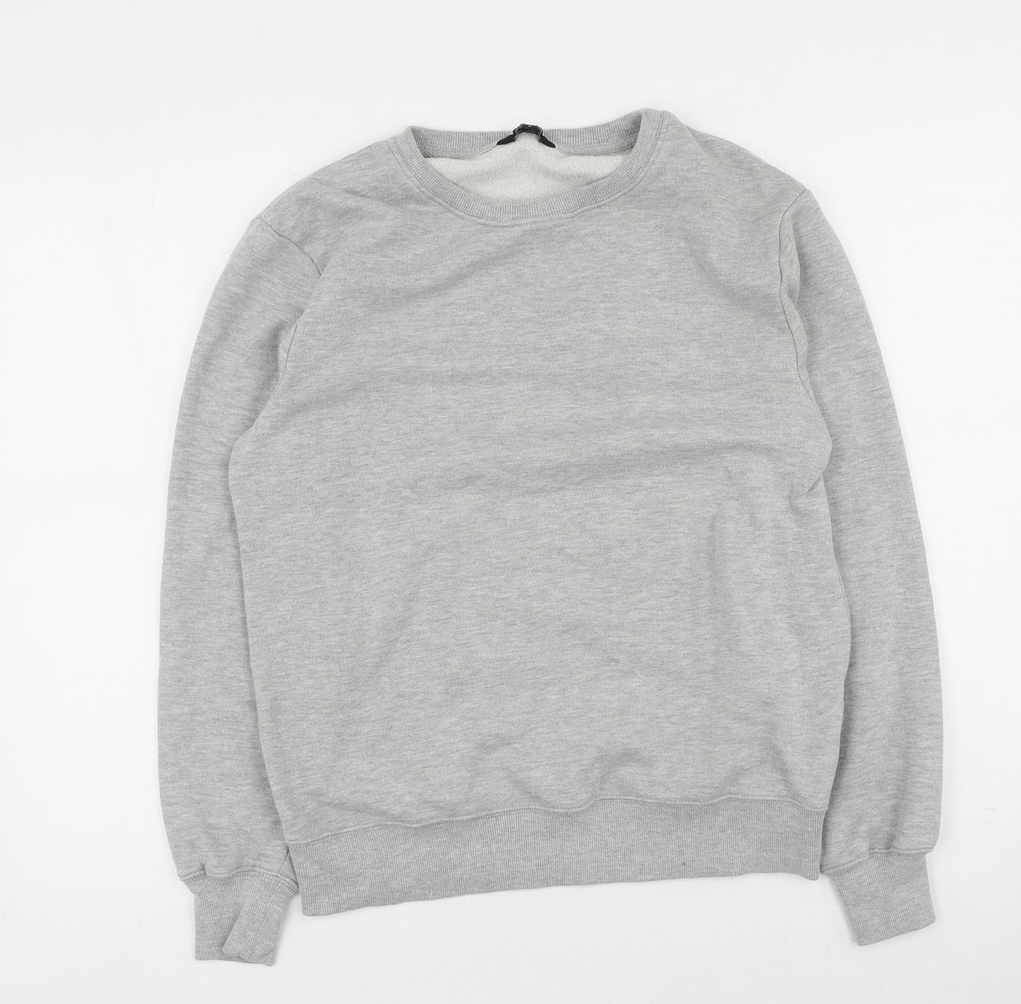Peacocks Mens Grey  Polyester Pullover Sweatshirt Size S
