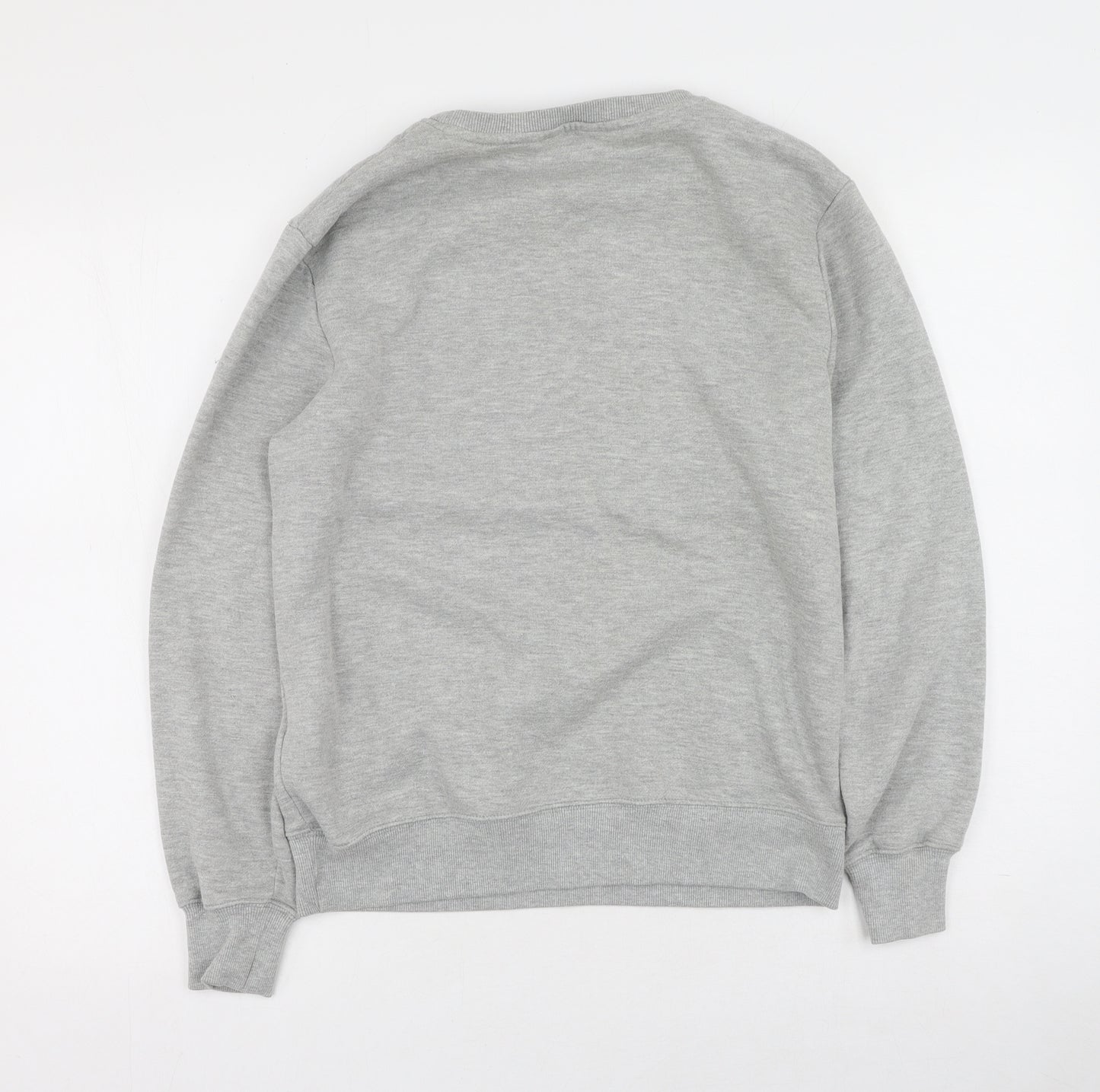 Peacocks Mens Grey  Polyester Pullover Sweatshirt Size S