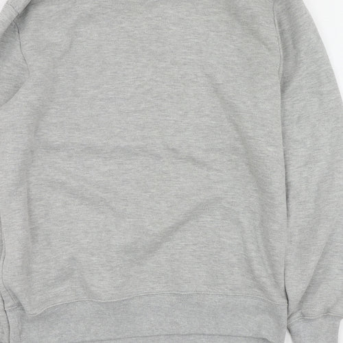 Peacocks Mens Grey  Polyester Pullover Sweatshirt Size S