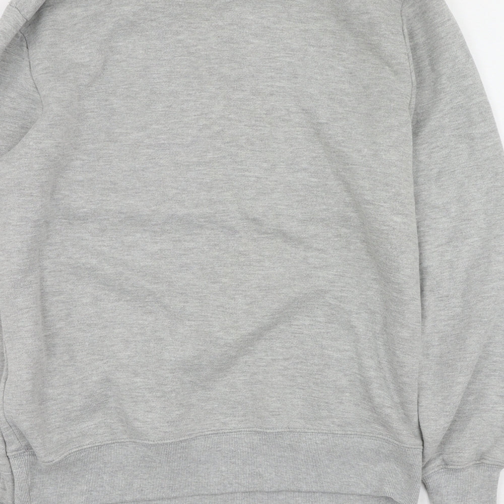 Peacocks Mens Grey  Polyester Pullover Sweatshirt Size S