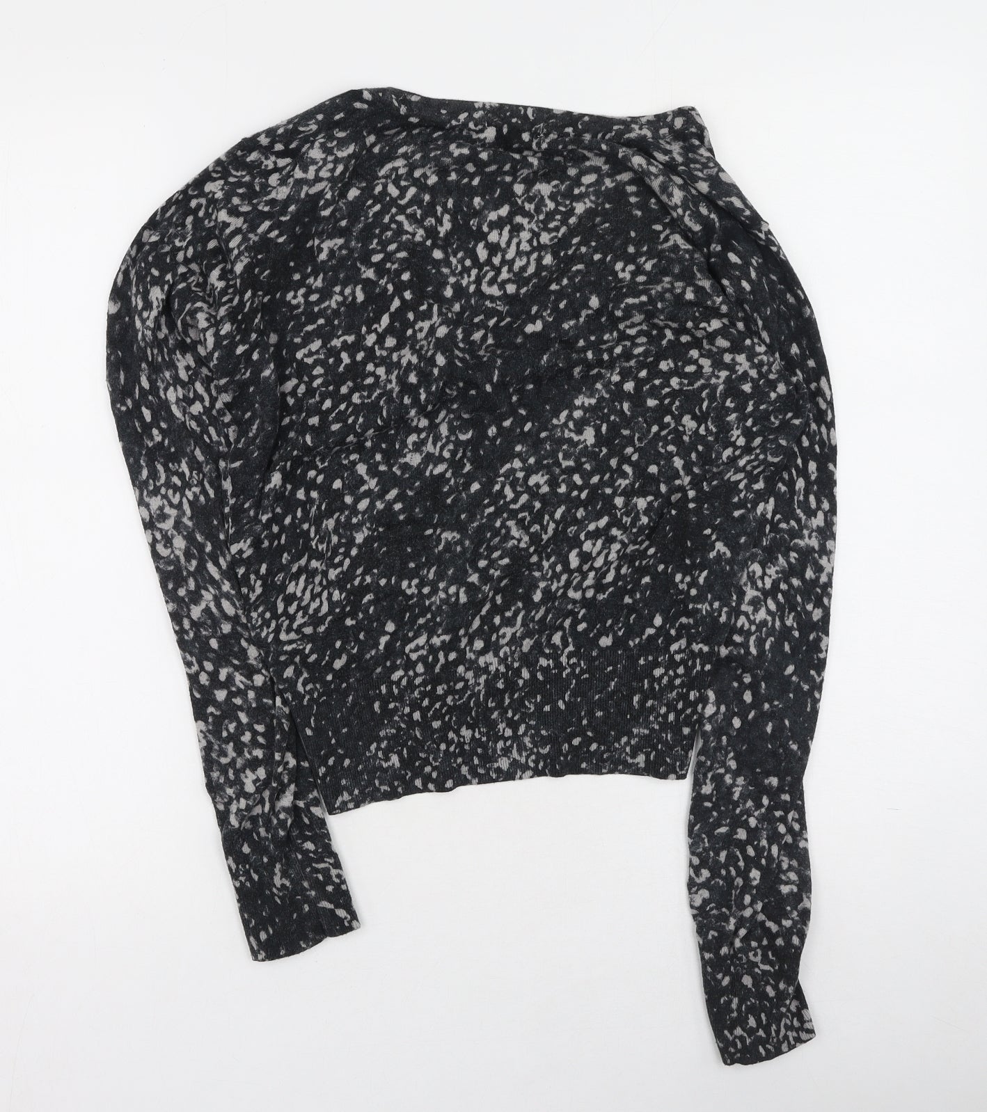 H&M Womens Multicoloured V-Neck  Viscose Cardigan Jumper Size M