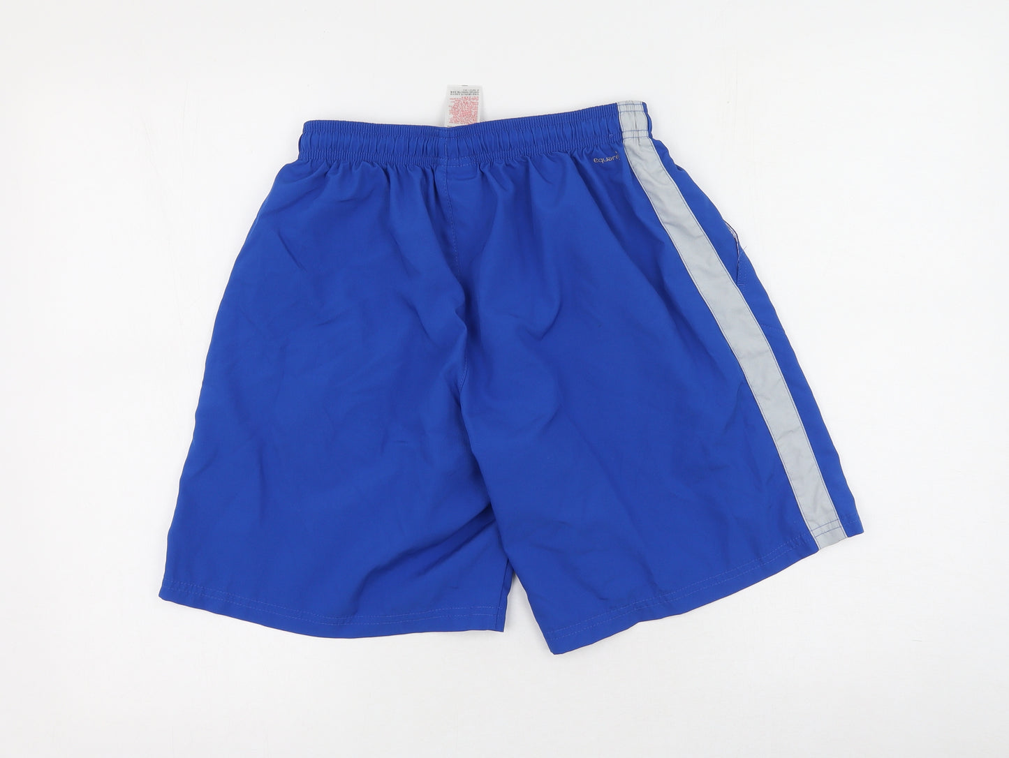 oxylane Mens Blue  Polyester Sweat Shorts Size M L9 in Regular