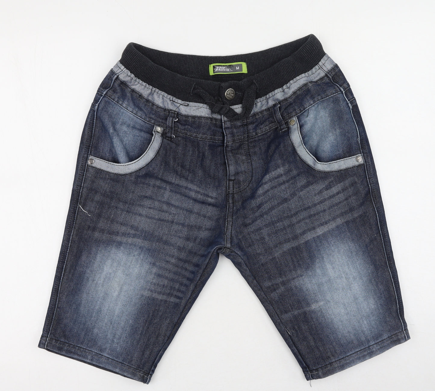 No Sweat Mens Blue  Cotton Cargo Shorts Size M L10 in Regular