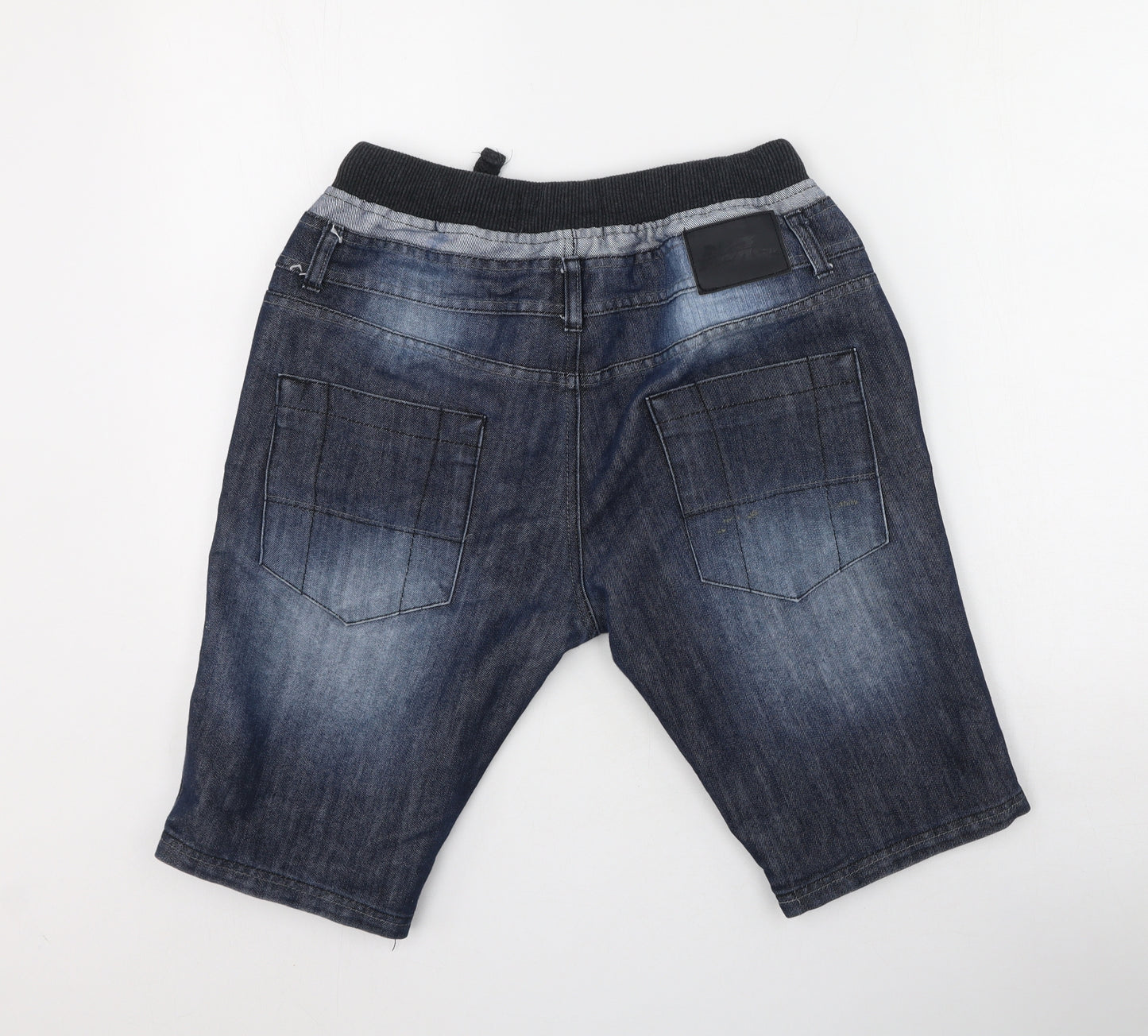 No Sweat Mens Blue  Cotton Cargo Shorts Size M L10 in Regular