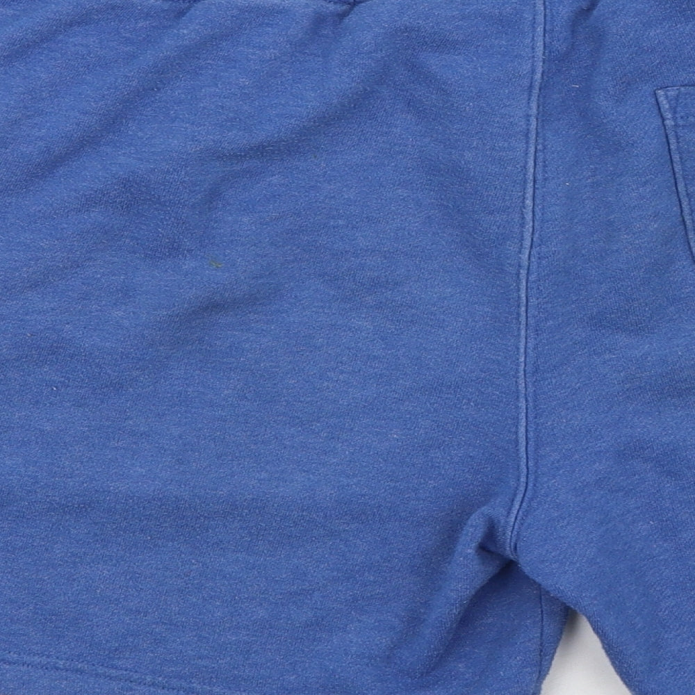 ACW85 Mens Blue  Polyester Sweat Shorts Size M L6 in Regular
